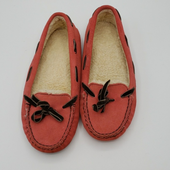 L.L. Bean Shoes Ll Bean Pink Suede Slippers Sz 5 Poshmark